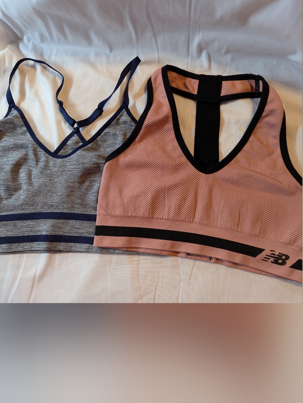 Ladies Razor Back Sports Bras Set Of 2 Size Small